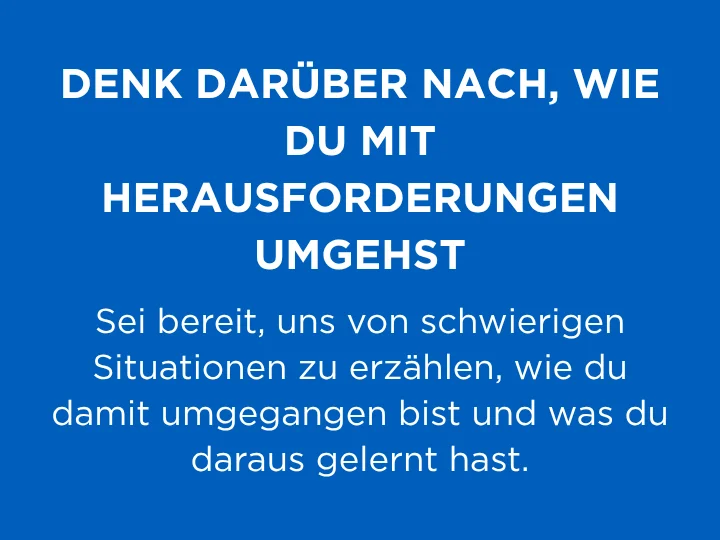 Wie verhältst du dich unter Druck?