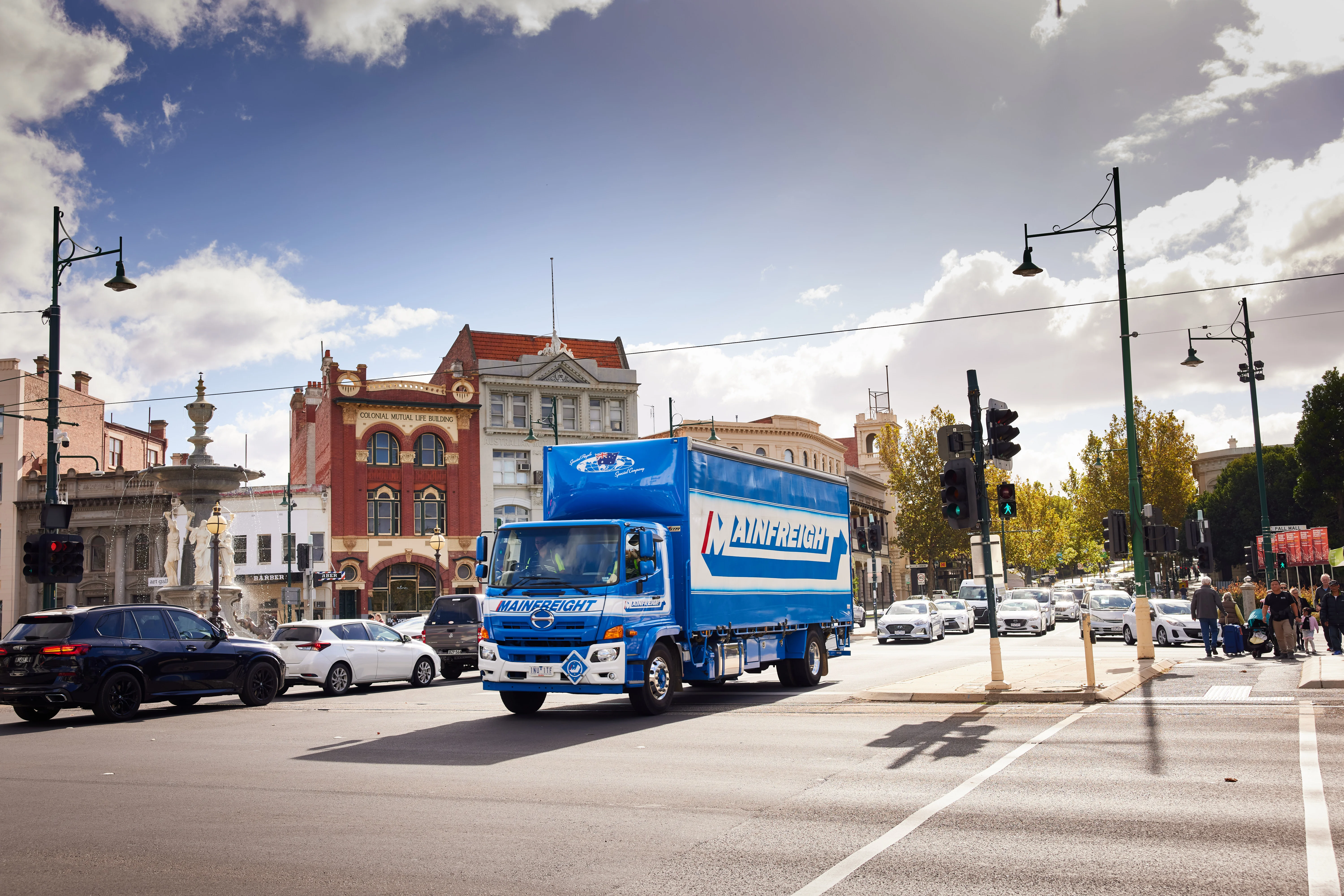 Ballarat Transport Companies - Mainfreight truck in Ballarat