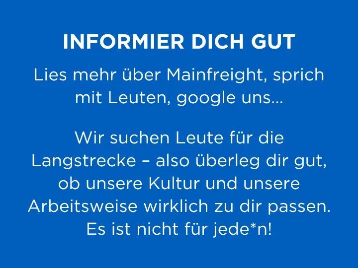 Bereite dich vor