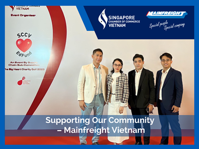 00x300-Community Mainfreight-Vietnam-Community-Support-2023 - Mainfreight Vietnam were honored to sponsor THE BIG HEART CHARITY GOLF EVENT 2023. This is a fundraising program organized by Singapore Chamber of Commerce in Vietnam, the Supply Chain Sub-Committee provides financial assistance to disadvantaged students....