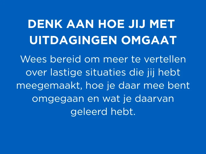 HOE GA JIJ MET DRUK OM?