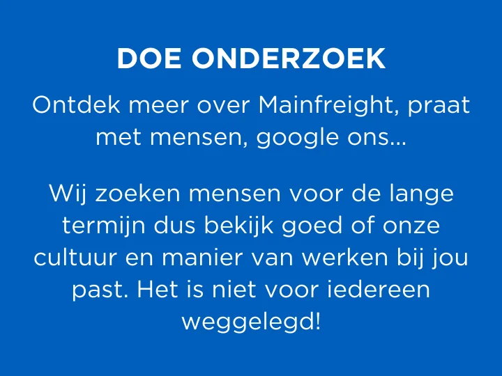 BEREID JE VOOR