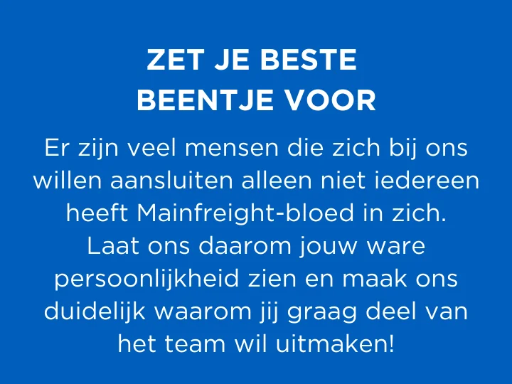 BESTE BEENTJE VOOR