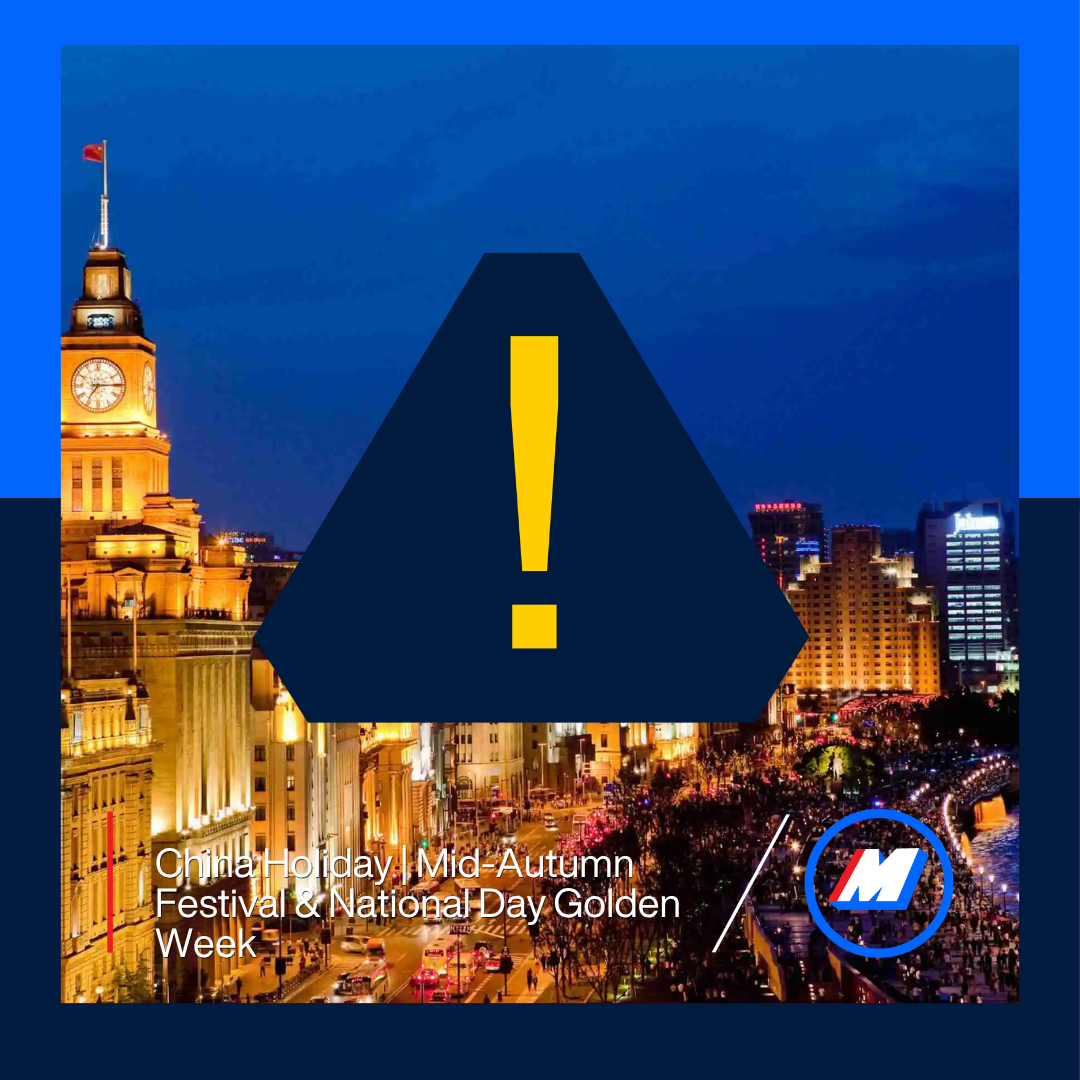 China Holiday Shipping Alert: Mid-Autumn Festival & National Day Golden Week