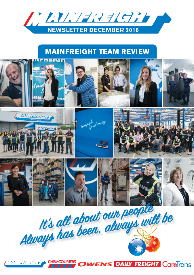 Mainfreight Team Review | December 2016