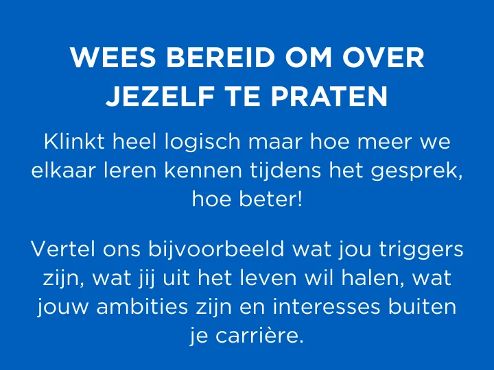 PRAAT OVER JEZELF
