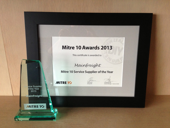 Mitre 10 Service Supplier of the Year Award
