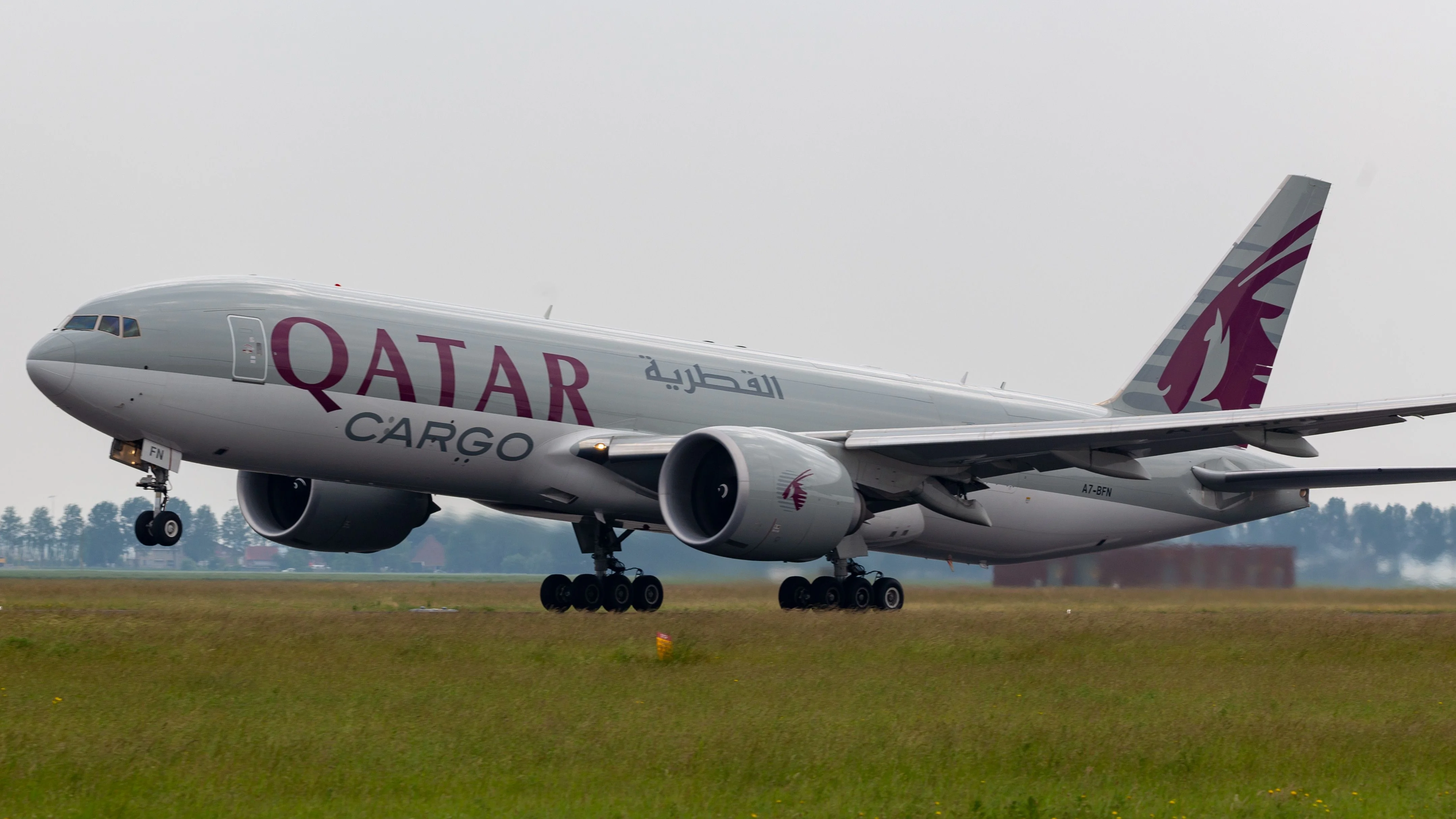 CAO Freighter B777F Qatar - Qatar B777F Plane