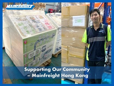 Bo-Charity-Mainfreight-Hong-Kong-2022 - We have partnered up with Food Angel by Bo Charity Foundation, a local a food rescue, and food assistance program. We assist by storing some of their supplies and material in our Hong Kong warehouse....