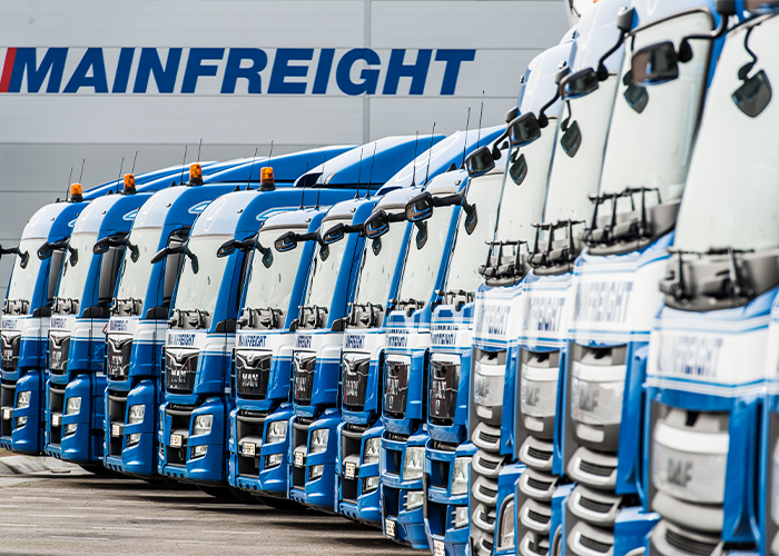 's-Heerenberg Mainfreight Trucks & Drivers