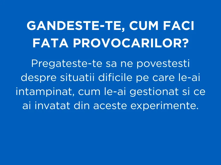 Cum te comporți când ești sub presiune?