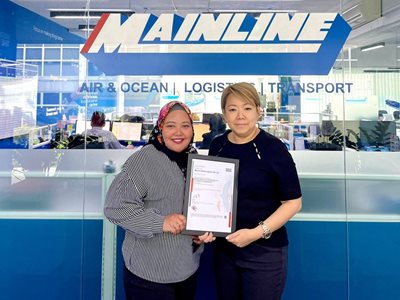 Mainline Singapore GDP-Certification-092022 - We are so excited to announce that Mainline Singapore was awarded the Good Distribution Practices (GDP) certification in September. In Asia, Hong Kong branch has acquired Air GDP certification and Singapore branch has both Air and Ocean GDP certification....