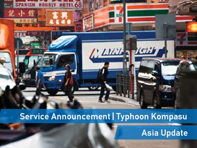 Service Announcement | Typhoon Kompasu